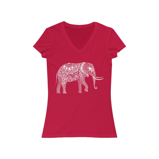 Elephant Mandela Jersey Short Sleeve V-Neck Tee