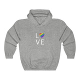 LOVE - Rainbow Unisex Heavy Blend Hooded Sweatshirt